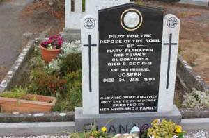 Flanagan Mary nee Towey Cloontrask